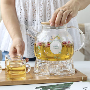 Japanese Glass Fruit Scented Tea Teaware Set Heat-Resistant Explosion-Proof Stove Tea Boiling Teapot Household Heating Electric Ceramic Stove Pot