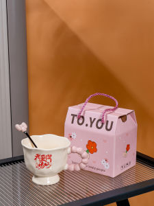 Birthday Gift for Mom Ceramic Mugs High Aesthetic Value Mothers Day Gifts Star Exciting Gifts 300-400ml Capacity without Lid