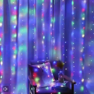 USB remote control 3*3 copper wire light string ice bar curtain light LED Christmas decorative light string copper wire light