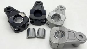 Kẹp Nâng Tay Lái Xe Máy 22mm/28mm Màu Đen/bạc Giá Đỡ Nâng Cao Cho Phụ Kiện Xe Mô Tô Địa Hình