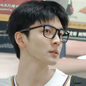 TANCO 6007 Fashion Sports Myopia Glasses for Men and Women Anti Blue Light HD Lens -1.0~-6.0 Nearsighted Eyeglasses with Soft Frame Suitable for Sports