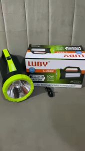 Luby Senter Tangan LED Super Terang 2in1 L-2682 10Watt + 30 LED SMD PUTIH Rechargeable 10 Jam
