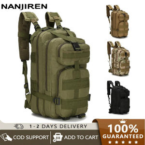 Nanjiren Outdoor Tactical 3P Backpack 30L Hiking Camping Hunting Mountaineering Horseback Riding Training Sports Backpack