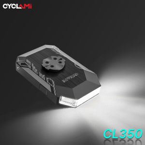 CYCLAMI Ultralight Bike Front Lamp 350 Lumens Flashlight Bicycle Headlight Daytime Cycling Safety Warning Head Light CL350