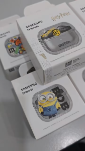 Ốp trong suốt Galaxy Friends dành cho Galaxy Buds 3FE/Buds 3/Buds 3 Pro