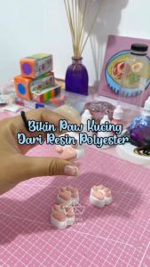 CETAKAN RESIN 4 PAWS TELAPAK KAKI KUCING: UNTUK AKSESORIS ANAK ANGGOTA KELUARGA