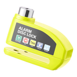 110dB Waterproof Motorcycle Alarm Lock 7mm Pin Bike Scooter Security Protect Anti-theft Motorbike Disc Brake Parts Push-To-Lock