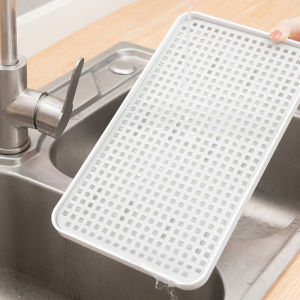 Simple Style Plastic Cup Holder Home Coffee Tea Cup Rack Organizer Drain Tray Desktop Storage Shelf Easy Installation