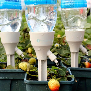 3Pcs Automatic Drip Irrigation System DIY Automatic Plant Waterers Taper Watering Water