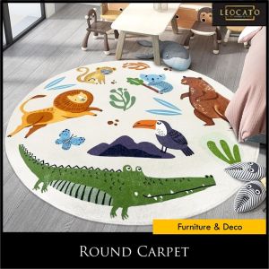 Cashmere Carpet Soft Kids Room Baby Anti-Slip Crawl Floor Mat Nursing Rug Play Area Study Room Cute Rugs