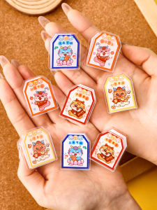 คลิปหนีบกระดาษอะคริลิคสวยงาม ดีไซน์สร้างแรงบันดาลใจ ของขวัญปี นักเรียน ของขวัญปี การ์ตูน คลิปหนีบสำหรับทำสมุดภาพ ของขวัญสุดสร้างสรรค์ขนาดเล็ก