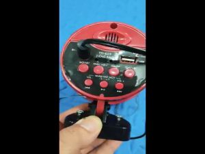 Loa bán hàng thông báo có liền âm li -ghi âm trực tiếp  usb