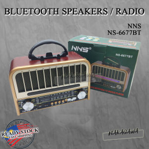 NNS 2.5INCH 5W SPEAKER RADIO NNS MULTI BAND RADIO USB CHARGING 3 BAND RADIO NS-6677BT / NS-8136BT