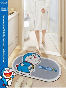 Dajiang (大江) | Doraemon Patterned Oval Absorbent Diatomaceous Pad Bath Mat