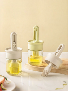 MODERN SWEETHOME | All-in-one Oil Brush Bottle Food Grade Special for Barbecue and Grilling Heat Resistant Brush