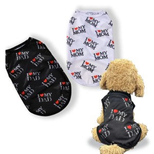 Dog Summer Clothes Small Large Dogs Cats Breathable Pet Mesh Clothing Puppy Vest Soft Pet T-shirt Comfortable Pets Costume XS-XL