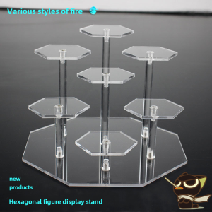 Transparent Multi-level Display Rack