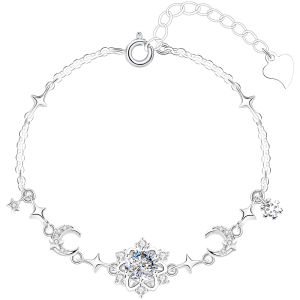 East Beauty | Gift for Girl Friend Wife Silver Bracelet 999