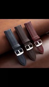 Leather Watch Band 18mm 20mm 22mm for Huawei Watch GT6/5/4 Straps Quick Release for Seiko for Omega Men Women Cowhide Bracelets