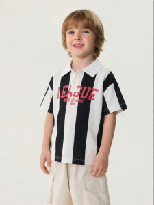 Marc&Janie | Moisture-wicking Football Style Polo Shirt for Boys