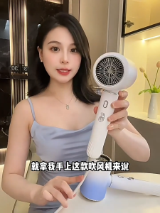 Portable Hair Dryer Blue Light Constant Temperature Hair care Household Hair Dryer High Wind Power Hair Dryer Blower