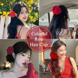 Flower Hairpin Fashion Retro Light Luxury Shark Hair Clip French Elegant Temperament Suitable for Daily Wear Hair Accessories