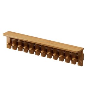 CHUJUN | Space Saving Wall Mounted Solid Wood Coat Rack