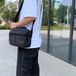 CS Bag House Casual Oxford Cloth Crossbody Bag for Men - Classic Style Shoulder Satchel