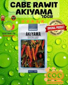Cabe Rawit AKIYAMA kmsn 10 gr cabe rawit unggul tahan virus danpotensi buah bergerombol
