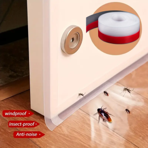 Door Draft Stopper Window Seal Strip Keep Home Warm Dust and Noise Insulation Silicone Weather Stripping for Doors Gap Collision