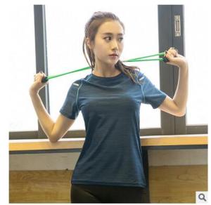 🇲🇾STOCK KL Women Lady FELLO Plus Size Sport Tops T-Shirt Cool Ice Sportwear Fitness Gym Yoga Tops Stretch Summer Running Tees