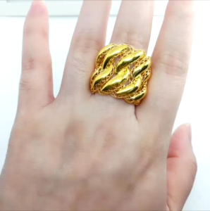 Yon Hing Cincin Adira Licin (XL&XXL) 1C Emas 916
