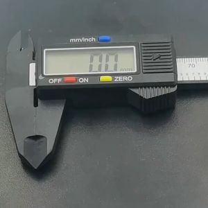 150mm Digital Vernier Caliper Carbon Fibre LCD Measure Tool Battery Millimeter Inch Internal External Diameter Thickness