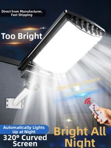 OULIANGDA | Solar Powered Motion Sensor Outdoor Light Waterproof High Power Street Lamp