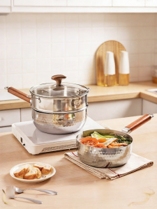 MODERN SWEETHOME | Titanium Non-Coated Non-Stick Noodle Pot Snowpot