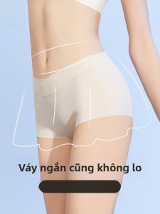 MiiOW | Quần lót an toàn siêu ngắn Catman Ice Silk cho nữ mùa hè Quần lót cạp thấp vô hình liền mạch chống ánh nắng