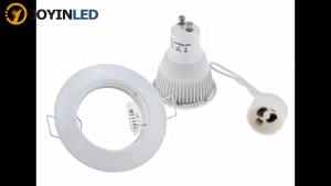 1/10PCS Recessed Spotlight Ceiling Living Room Bedroom Round Metal Downlight Kit Spot Lamp Fitting Frame Bulb GU10/MR16 Sockets