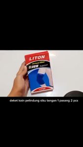 Liton Elbow Support Pelindung Siku Wrap Tangan Kaki Kain Deker Pergelangan Sikut Bahan Cotton Lembut