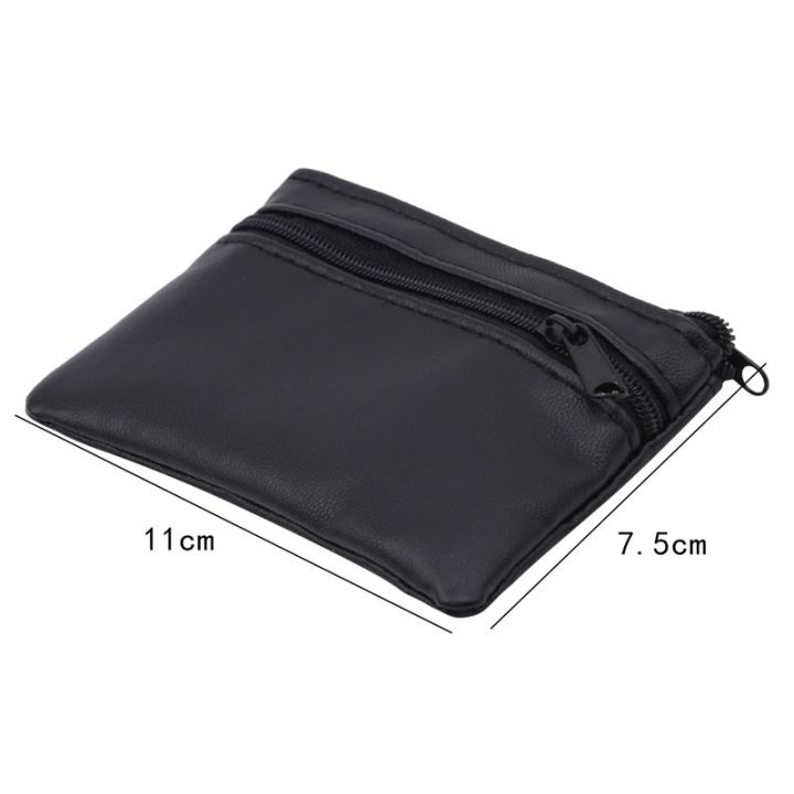 Men%20Women%20Card%20Coin%20Key%20Soft%20Holder%20Zip%20Leather%20Wallet%20Pouch%20Bag%20Purse%20Gift%20New%20Fashion%20Black%20Mini%20Coin%20Holders%20-%20Image%206