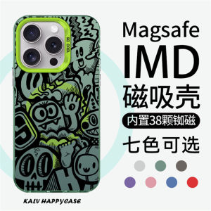 Magsafe Ghost Monster  16 14 Series Silver Magnetic Phone Case Non Yellow Huawei Protection Cover 13 pro Premium 12 15 Trendy 11