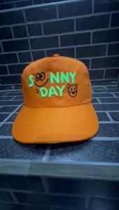 Topi Baseball Anak Bordir Sunny Day Drill Primium Usia 2-10 Tahun