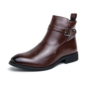 NUDANLAI | Mens Chelsea Boots Ankle-high