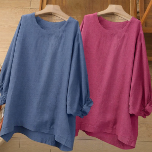 Lieoyuarn | High-end Tag-cut Womens Short Sleeve Batwing Sleeve T-Shirt