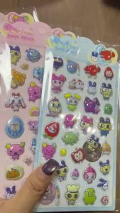 Bandai | 2026 Mới Hoạt Hình Dễ Thương 3D Giảm Chấn Miếng Dán Sang Trọng DIY Sáng Tạo Quà Tặng Trang Trí Cho Nhật Ký Sổ Lưu Niệm Handmade Thủ Công