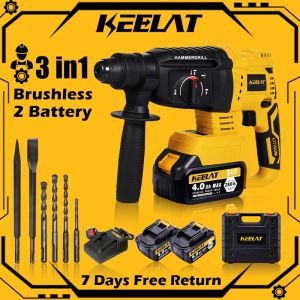 KEELAT Cordless Heavy Rotary Impact Hammer Drill: An Ultimate Concrete Drilling Tool