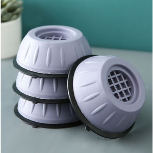 Makoyo 4pcs ขารองเครื่องซักผ้า โครงฐานรองเครื่องซักผ้า กันกระแทก เพิ่มความสูง Washing Machine Foot Pads