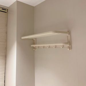 Giá Treo Tường Phòng Tắm Nhiều Lớp Không Cần Đục Lỗ Giá Để Khăn Tắm Giá Để Đồ Dùng Vệ Sinh Cá Nhân Bằng Hợp Kim Nhôm