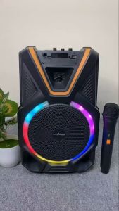 Advance KS-821 Speaker Aktif Gratis 1 Mic Wireless Salon 8 Inci Dengan BLUETOOTH AUX ECHO