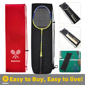 【Fast Shipping】 Badminton Racket Cover Bag Soft Fleece Storage Bag Case Protection Bag for Badminton Racquet Bags Lightweight LZC-Badminton-Bag-Shuttlecock