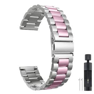 22mm Metal Watchband For Xiaomi Redmi Watch 5 Active/5 Lite Stainless Steel Replacement Strap Redmi Watch 3 Active/Lite Bracelet